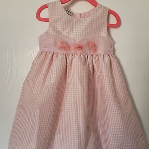 Blueberi Boulevard Holiday Dress Girl 3T Special Occasion Party pink flowers